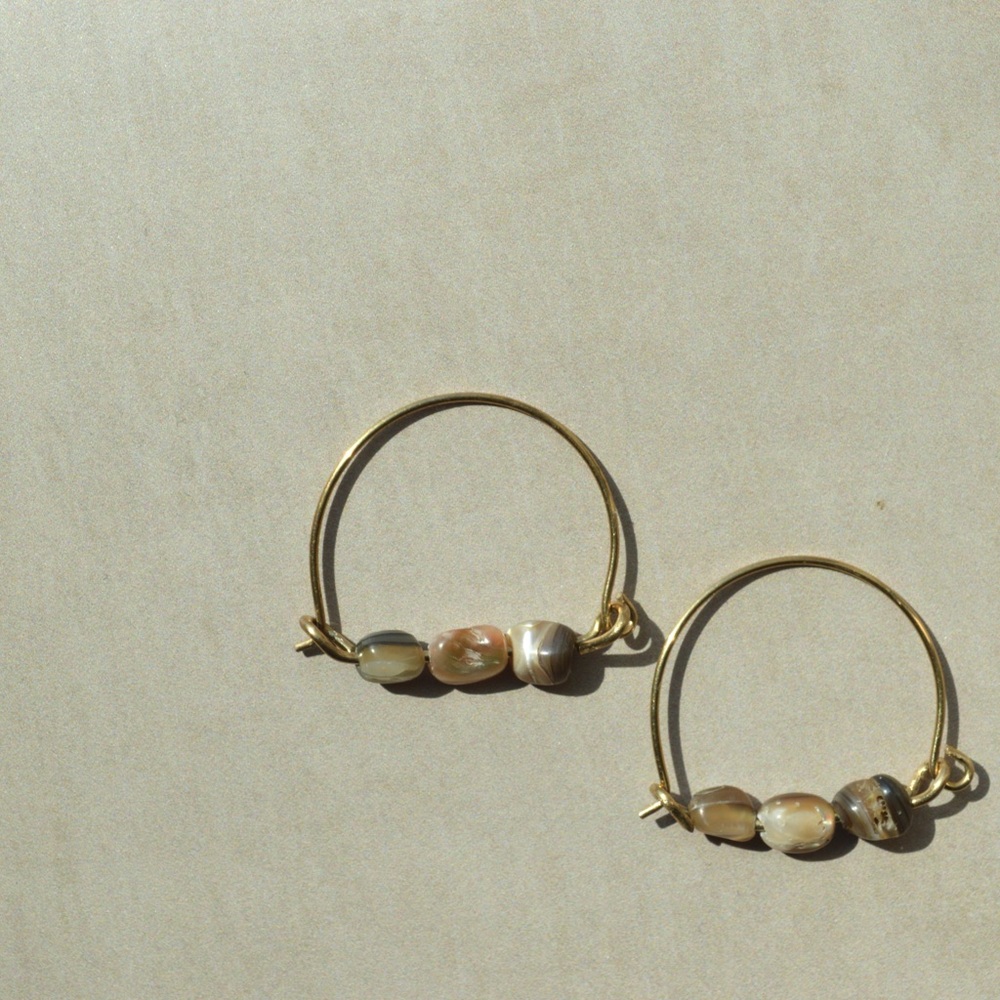Reneigh Brass Earrings - Picture 4 of 4